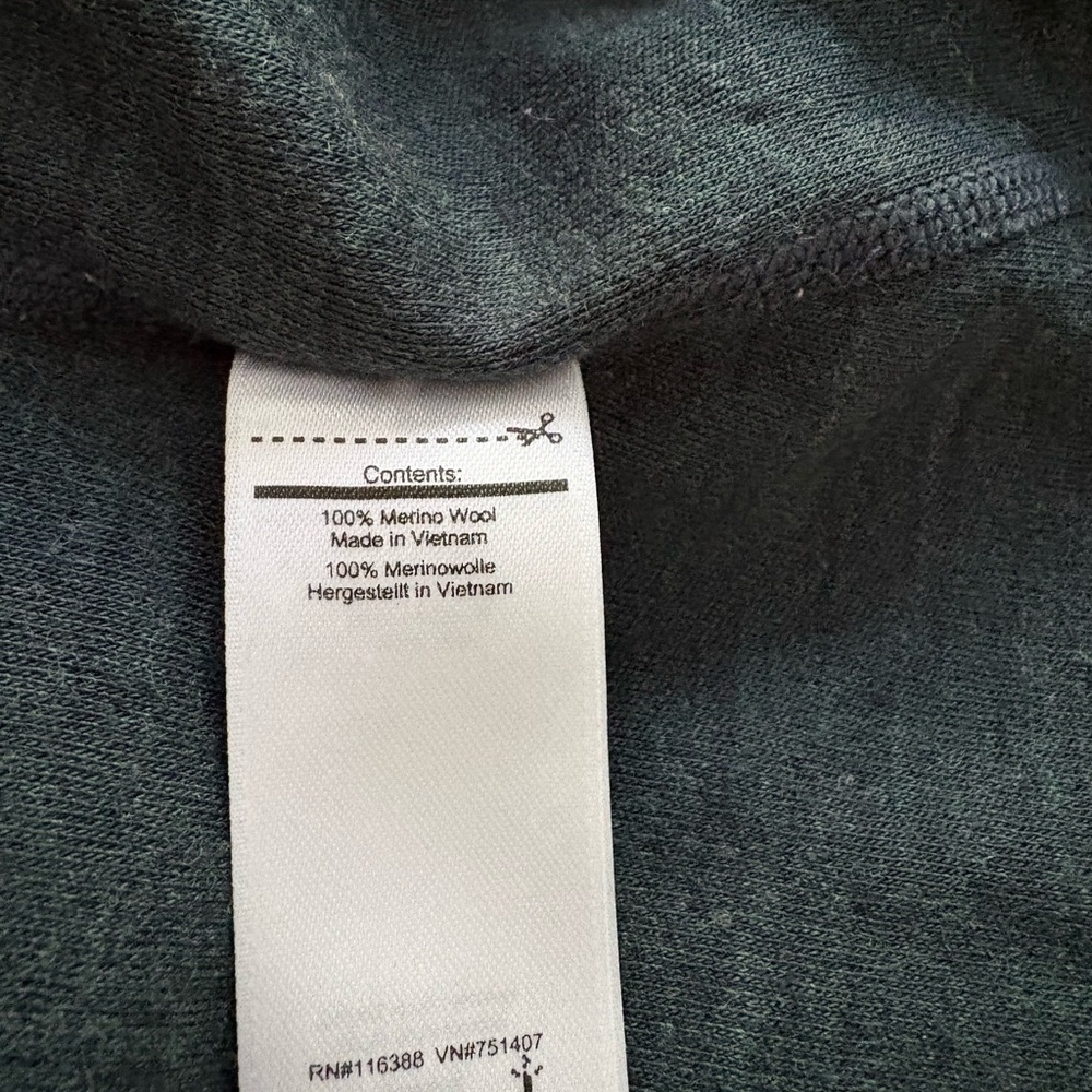 Smartwool Long-Sleeve Crew in Deep Teal - Picture 6 of 6